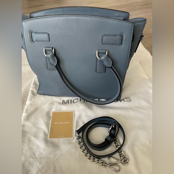 MK Hamilton Satchel bag ❤️⭐️ with lock & key, and dust bag - Picture 3 of 5